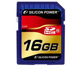 Silicon Power Unleashes SDHC Class 10 16GB Memory Card