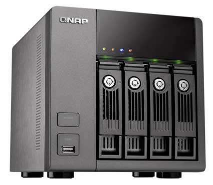 QNAP Announces Low Cost 4-Drive TS-410 desktop NAS server