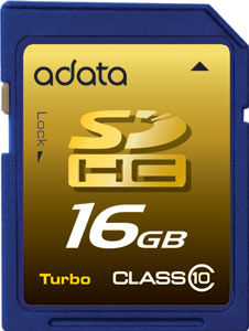 A-DATA Class 10 SDHC Memory Card