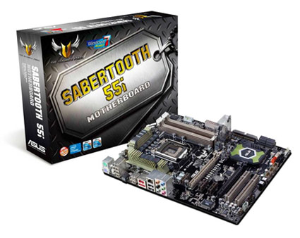 ASUS Unveils TUF Series Motherboard – SABERTOOTH 55i