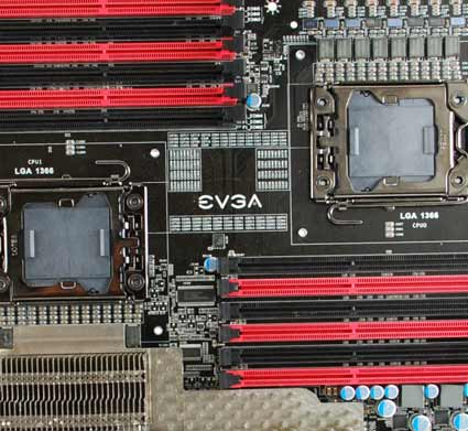 EVGA Dual Socket Intel LGA 1366 Motherboard For CES 2010 Pictured Legit Reviews