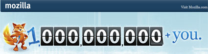 Mozilla Reaches One Billion Downloads of Firefox!
