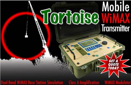 Tortoise WiMAX transmitter