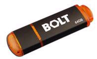 Patriot Bolt USB flash drive with 256-bit AES Encryption