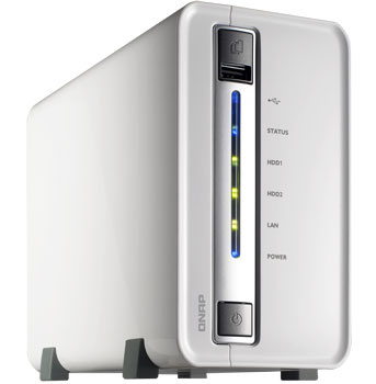 QNAP Announces Low Cost 2-drive TS-210 Desktop NAS Server