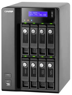 QNAP 8-bay TS-809 Pro Turbo NAS server