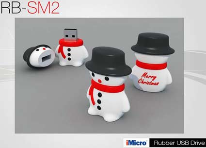 IMicro has a new arrival of snowman USB flash drives
