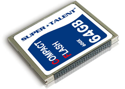 Super Talent Launches 450X, 533X, and 600X CompactFlash Media Cards