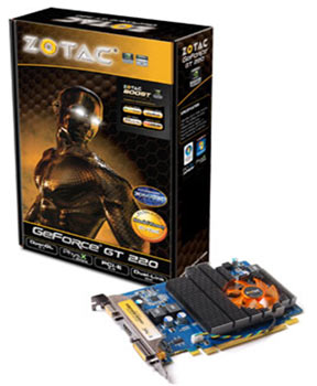 ZOTAC Launches GeForce GT 220 and 210 40nm Graphics Cards