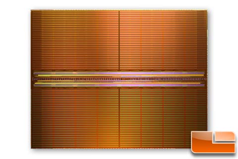 2-gigabit 43nm DDR3 DRAM die