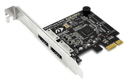 MAXPower eSATA 6G PCIe 2.0 RAID Controller Card  Launched