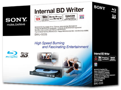 Sony BWU-500S retail branded drive