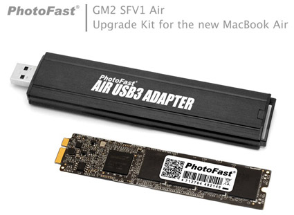 Apple MacBook Air Users Get SSD Upgrade Option w/ Photofast GM2 SFV1 Air