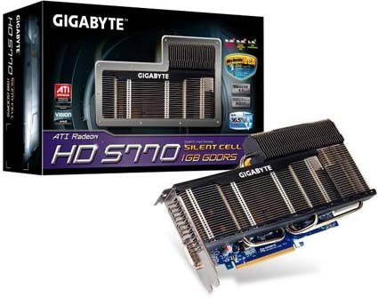 GIGABYTE Unveils Passive Radeon HD 5770 Video Card – GV-R577SL-1GD