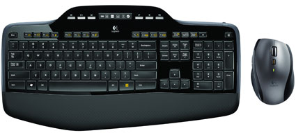 Logitech Wireless Desktop MK710 Mouse-and-Keyboard Has 3-year Battery Life