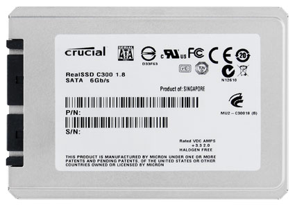 Crucial RealSSD C300 Series Now Available 1.8 Versions