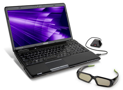 Toshiba Satellite A665 3D-Ready Laptop Announced