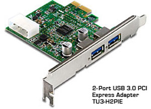 TRENDnet TU3-H2PIE USB 3.0 PCI Express Adapter