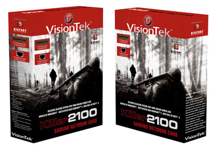 VisionTek Slashes Price of Killer 2100 Gaming NIC From $129 to $89