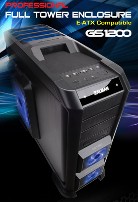 Zalman Previews GS1200 PC Case – Fits E-ATX Motherboards!