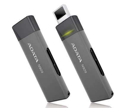 ADATA Shows Off Dual Interfaced (USB & eSATA) N909 Flash Drive