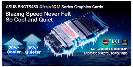 ASUS GeForce ENGTS450 Graphic Cards Announced For $139