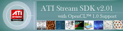 ATI Stream SDK v2.01 Released With OpenCL Support