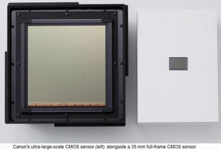 Canon Develops World’s Largest CMOS Image Sensor