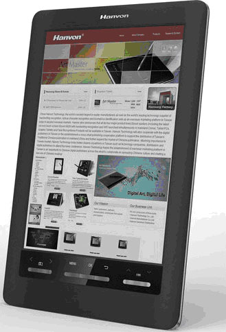 Color E-Ink tablet readers coming to devices in 2011 from Hanvon Technology