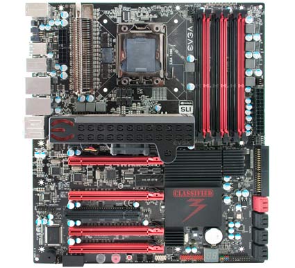 EVGA X58 Classified3 motherboard