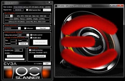 EVGA OC Scanner 1.0.2  GeForce GTX 470480 kártyákhoz