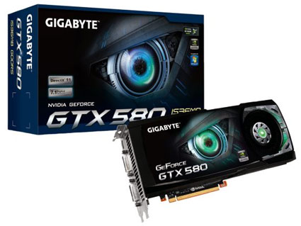 GIGABYTE Presents GeForce GTX 580 Graphics Cards