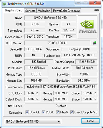 GPU-Z 0.5.0