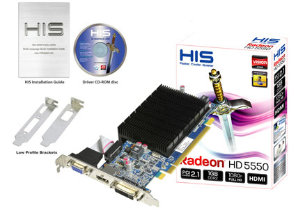 HIS Radeon HD 5550 Silence