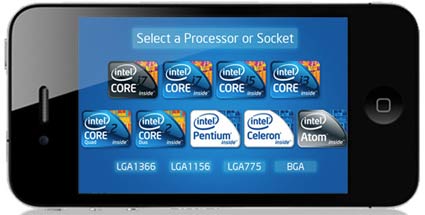 Intel Desktop CPU Decoder iPhone APP Debuts