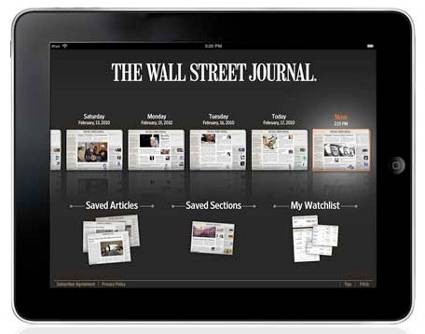 WSJ iPad Application