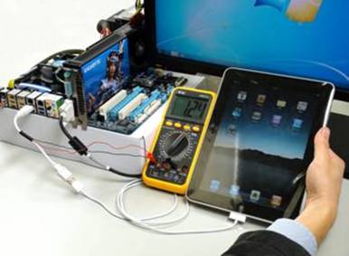 Apple iPad Recharging technology Gigabyte Motherboard