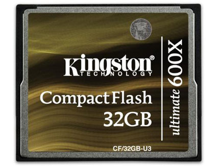 Kingston CompactFlash Ultimate 600x Memory Card