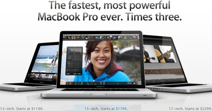 Apple Updates MacBook Pro Line – NVIDIA Optimus Technology Used