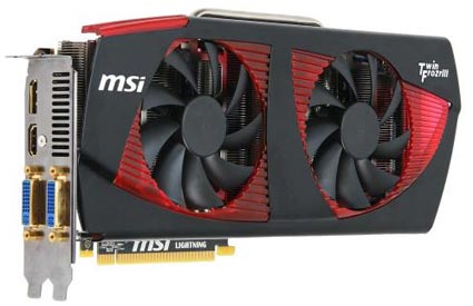 MSI N480GTX Lightning Video Card