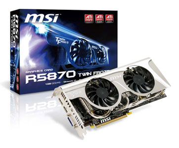 MSI Radeon HD R5870/R5850 Twin Frozr II Graphics Cards Launched