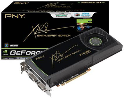 PNY XLR8 GeForce GTX 580 Video Card Released – Priced $589.99!