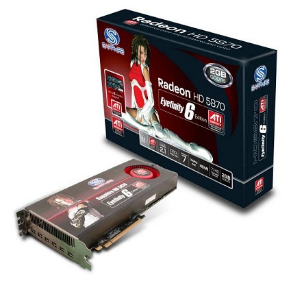 Sapphire Radeon HD 5870 Eyefinity6 Edition Video Card