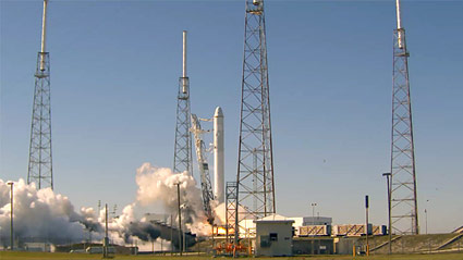 SpaceX Dragon Space Capsule Ready For Launch Tomorrow