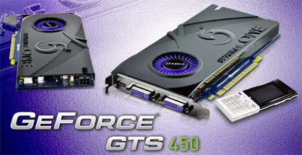 Sparkle NVIDIA GeForce GTS 450 Single Slot Video Card