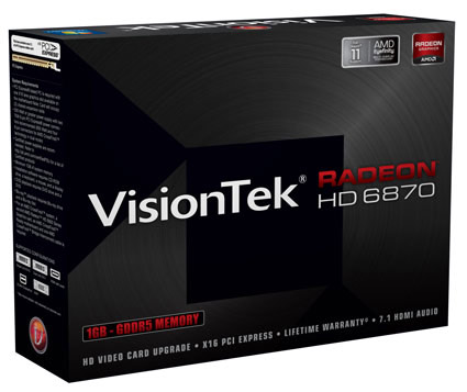 AMD Radeon HD6870 and HD6850 Launched by VisionTek