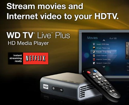 Western Digital Launches WD TV Live Plus HD Media Player