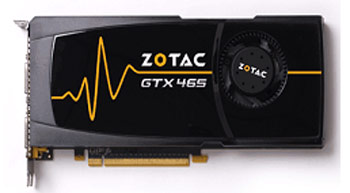 ZOTAC GeForce GTX 465 Video Card Launched