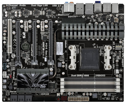 ECS Black Extreme A990FXM-A Motherboard