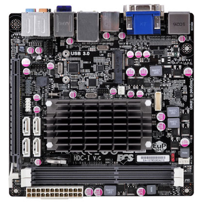 ECS HDC-I Motherboard Announced – AMD Fusion APU HTPC Platform